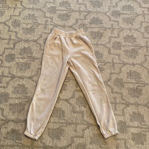 Cream Comfy Sweatpants